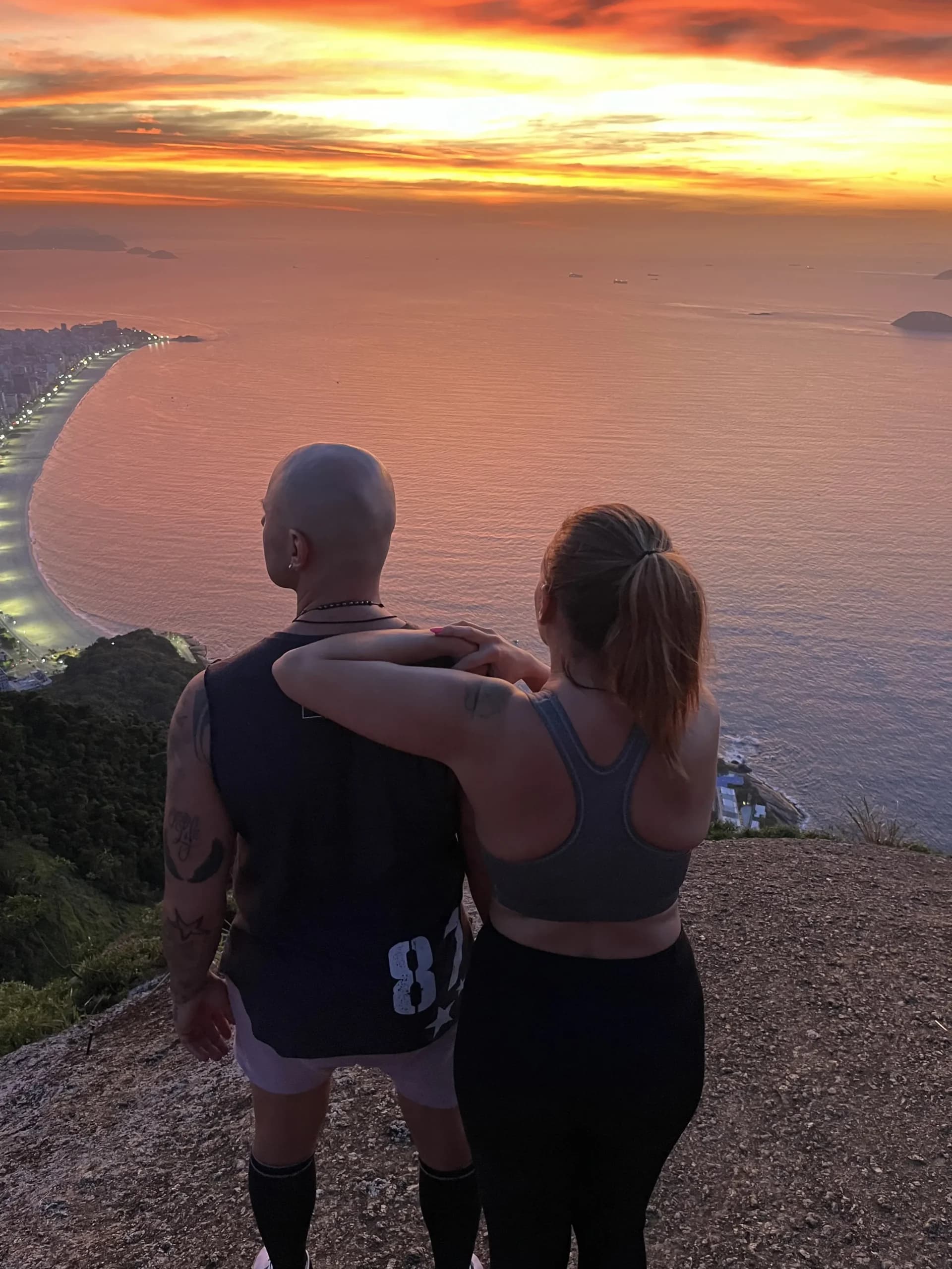 Sunrise from Dois Irmãos mountain